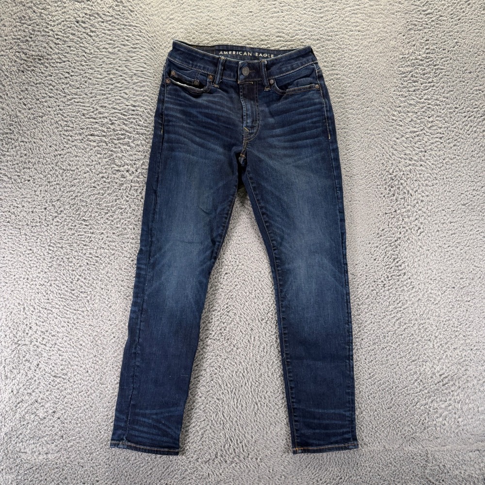 American Eagle Outfitters Next Level Flex Jeans Mens 26x28 Blue Denim Straight